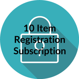 Register Your Copyright - 10 Separate Items