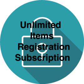 Register Your Copyright – One Year Unlimited Items Subscription – 25 Year Copyright Registration